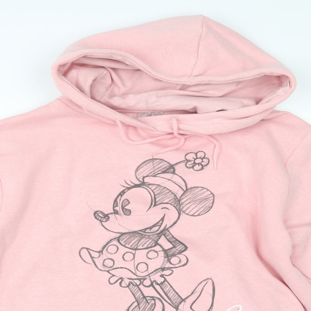 Disney Womens Pink   Pullover Hoodie Size S  - Minnie Mouse