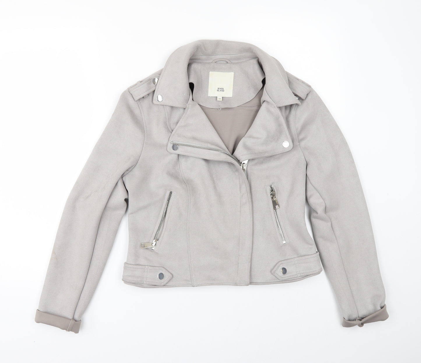 River Island Womens Grey   Jacket  Size 10