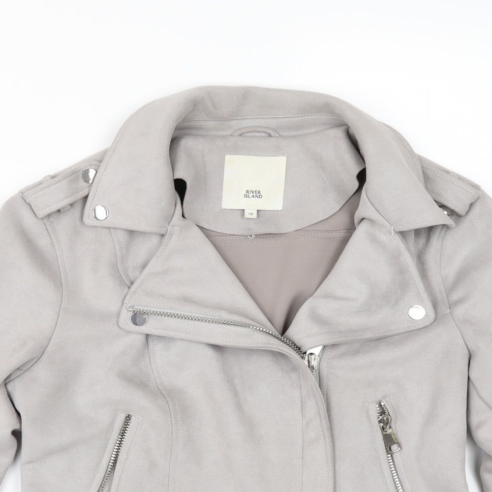 River Island Womens Grey   Jacket  Size 10