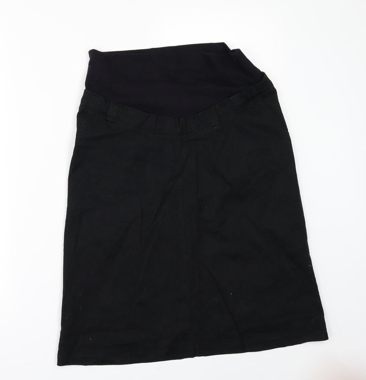 2 in 1 Womens Black   A-Line Skirt Size 34 in  - MATERNITY