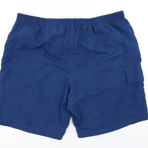 Peacocks Mens Blue   Cargo Shorts Size 2XL
