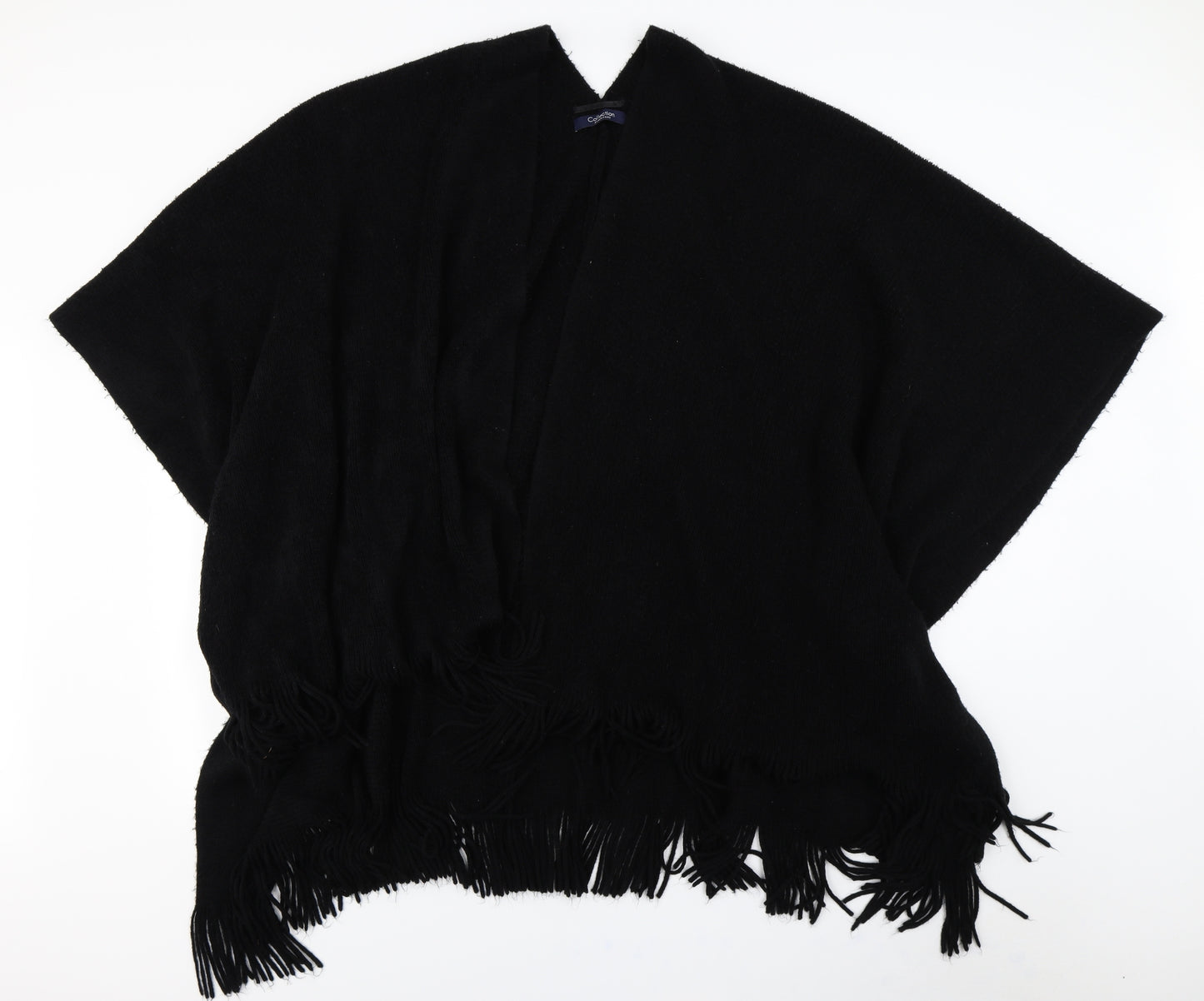 Collection Womens Black   Cape Jumper One Size