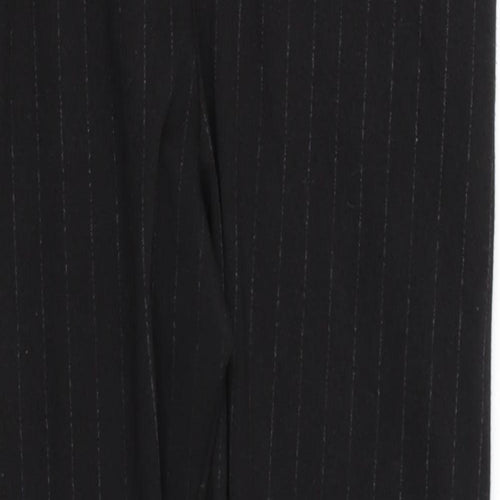 Somebody Else Womens Black Striped  Trousers  Size 8 L25 in
