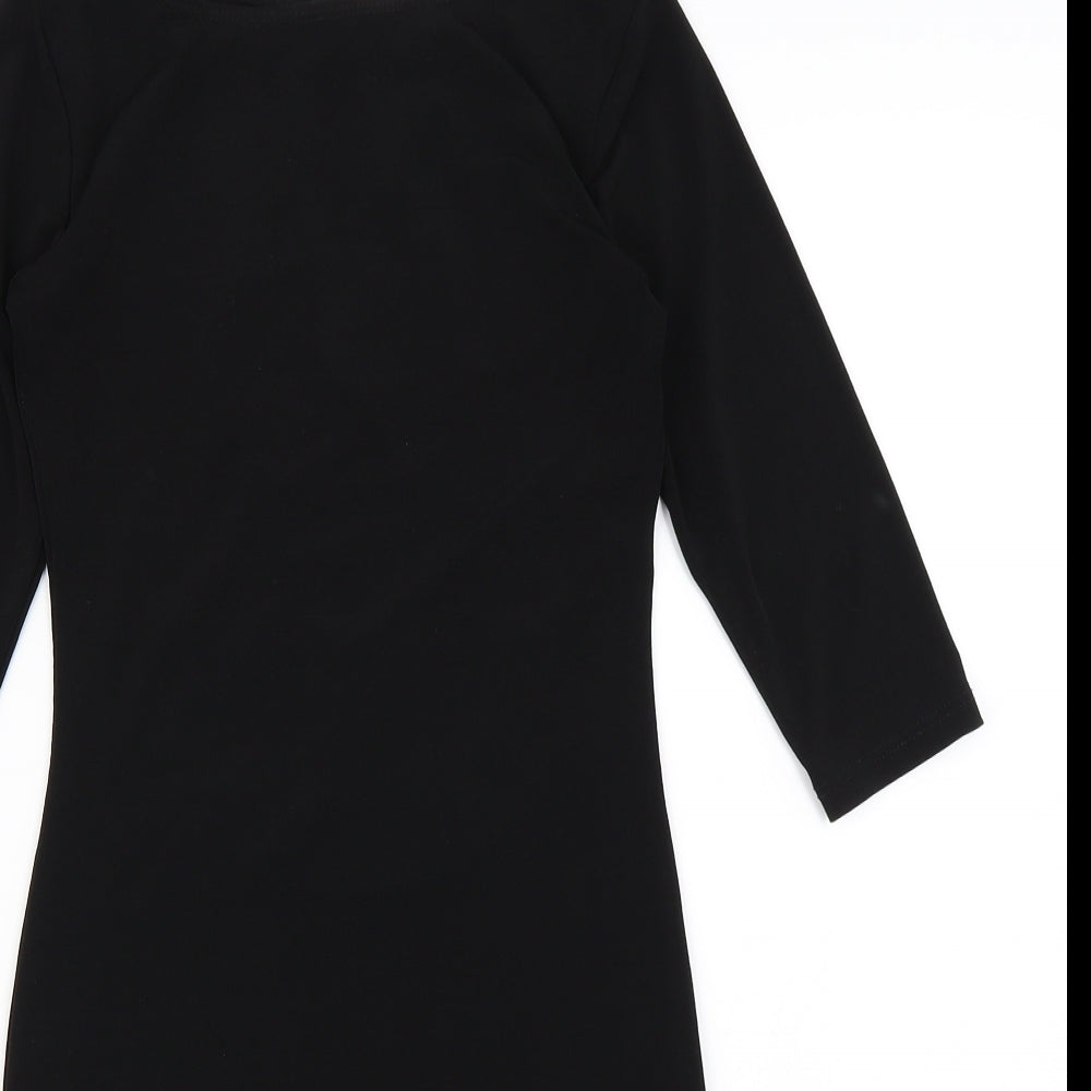 Good Time USA Womens Black   Bodycon  Size S  - Skull