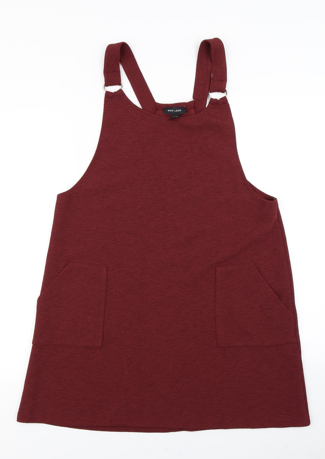 New Look Womens Red   Pinafore/Dungaree Dress  Size 14