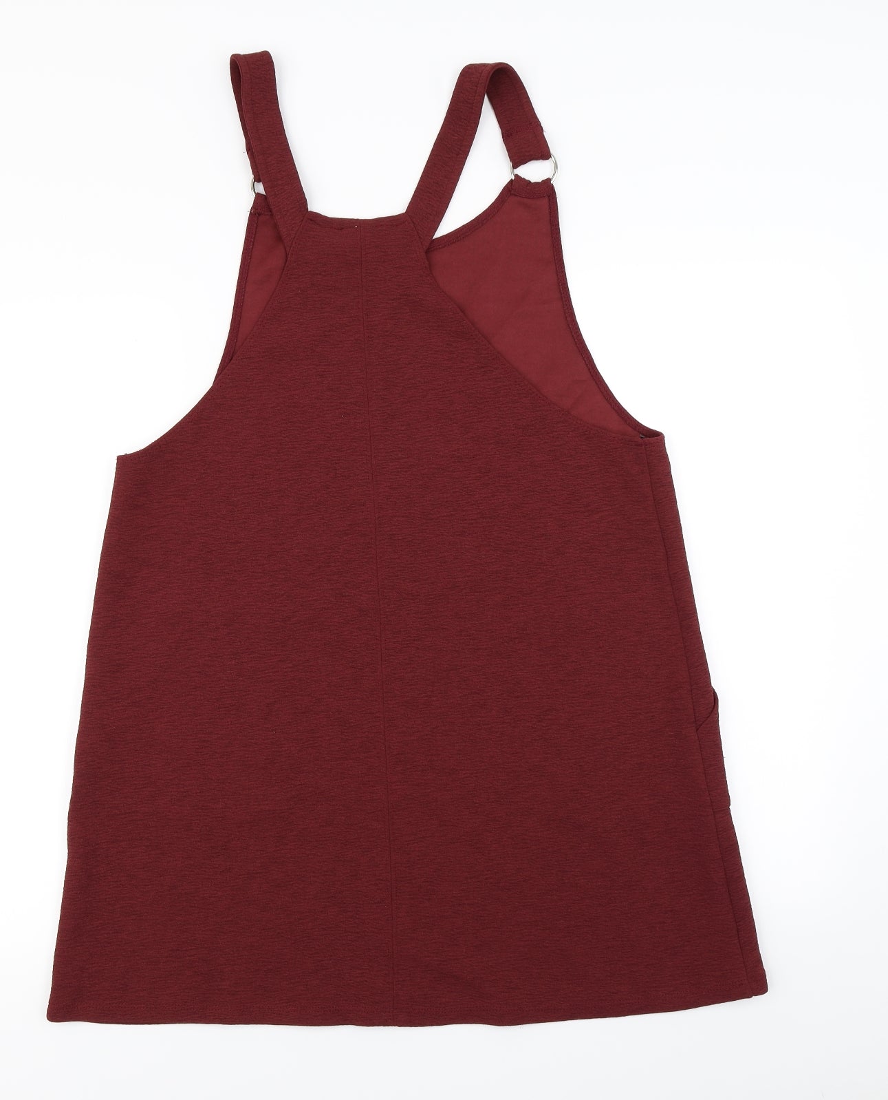 New Look Womens Red   Pinafore/Dungaree Dress  Size 14