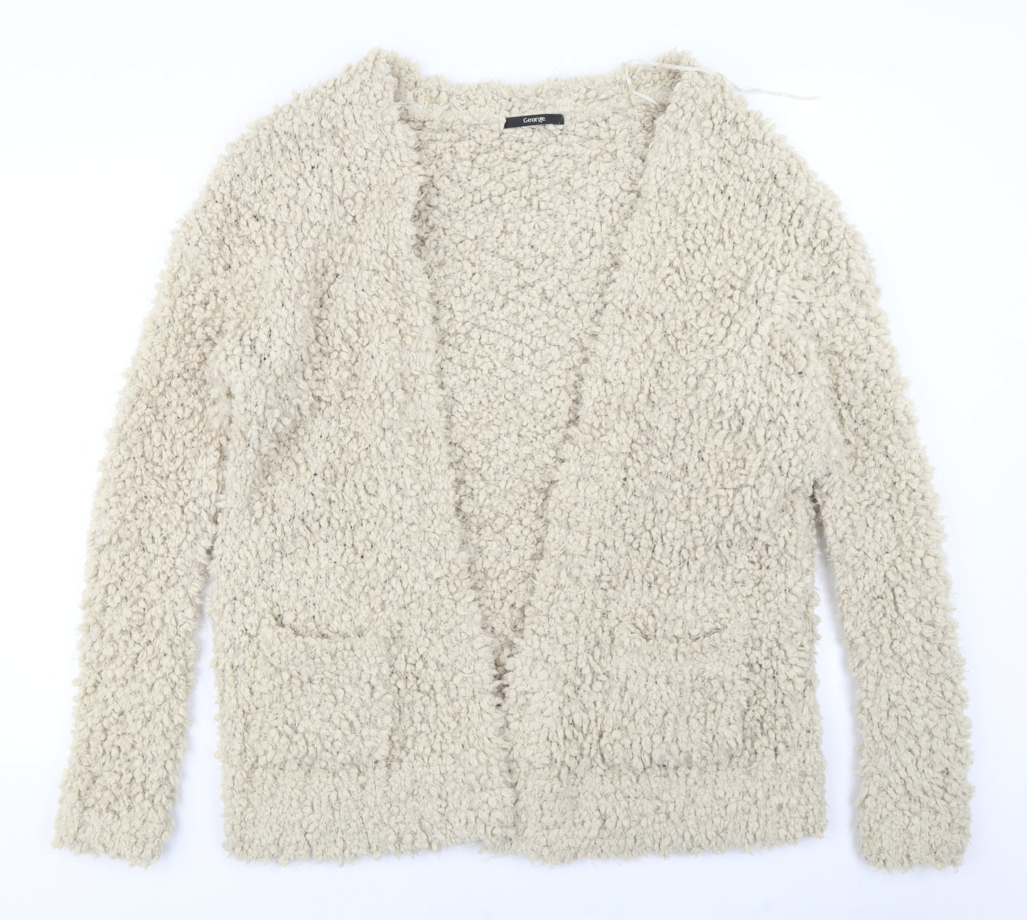 George Womens Ivory   Cardigan Jumper Size 16