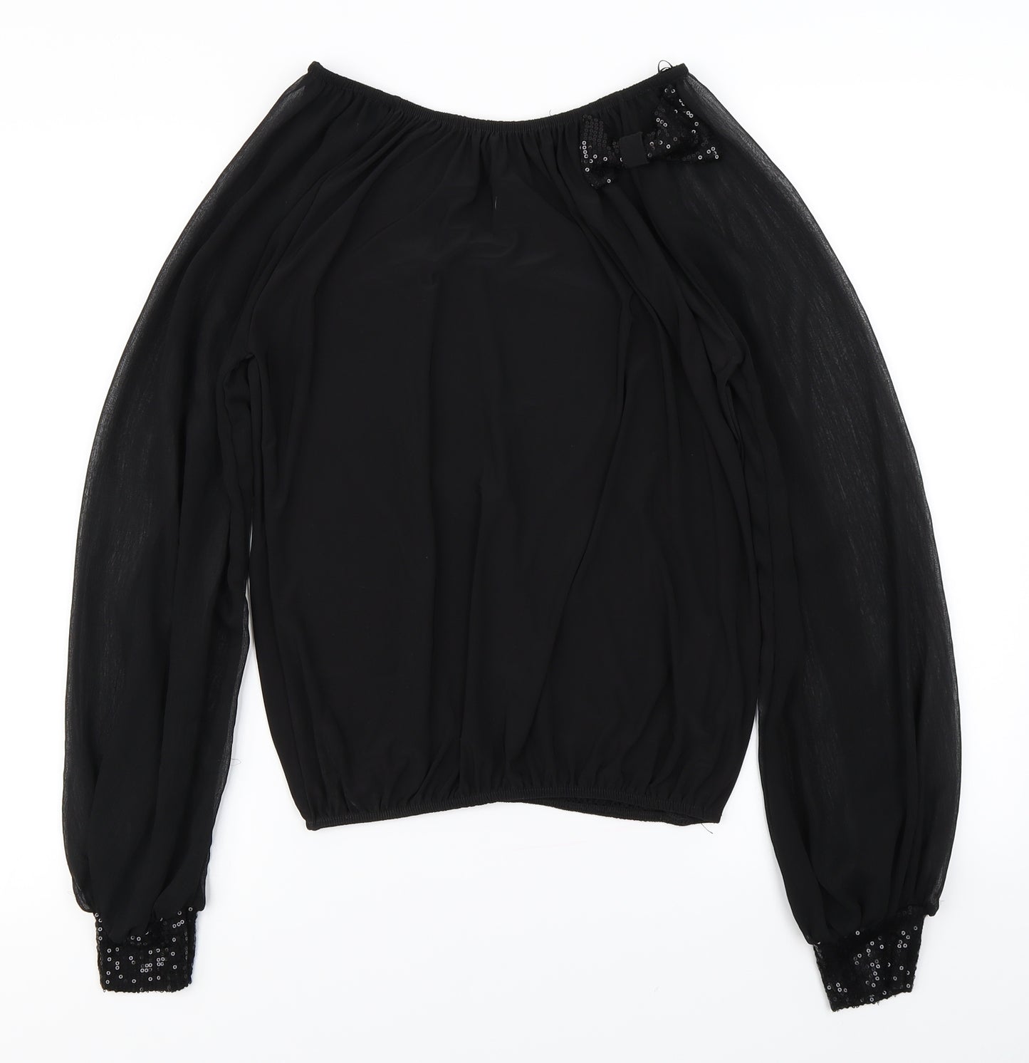 Quiz Womens Black   Basic Blouse Size 8