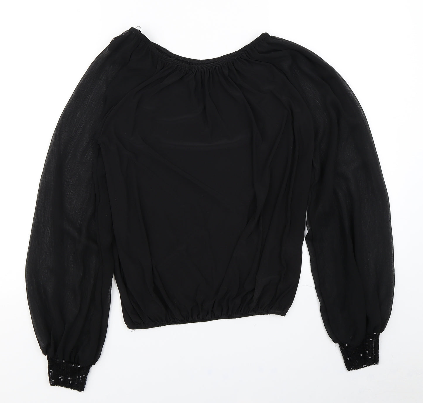 Quiz Womens Black   Basic Blouse Size 8