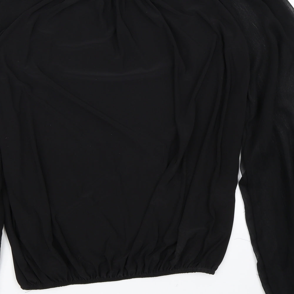 Quiz Womens Black   Basic Blouse Size 8