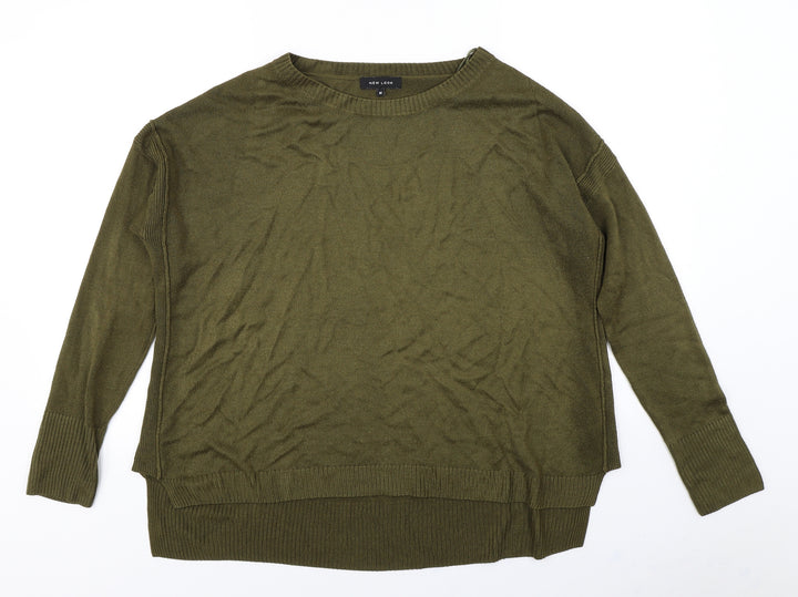 New Look Womens Green Pullover Jumper Size M