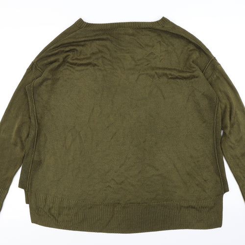 New Look Womens Green   Pullover Jumper Size M