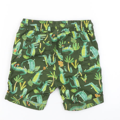 TU Boys Green   Cargo Shorts Size 2-3 Years - Crocodile