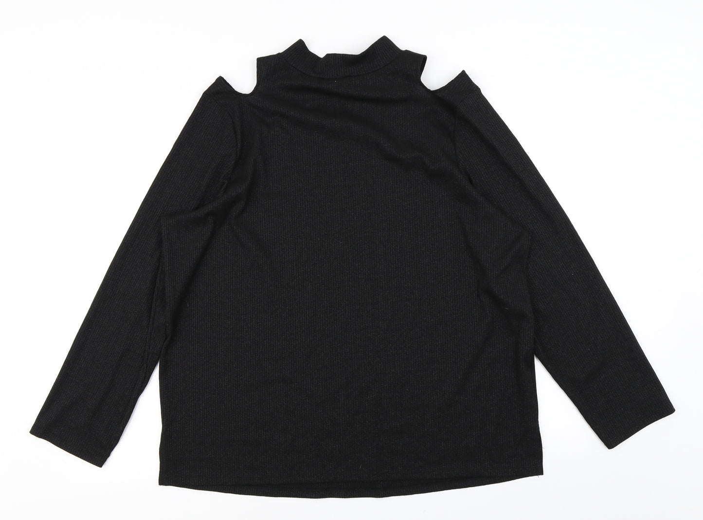 George Womens Black   Pullover Jumper Size 24  - Cold Shoulder
