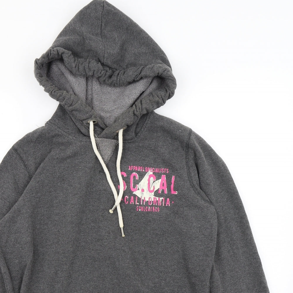 Soul Cal & Co Womens Grey   Pullover Hoodie Size 12