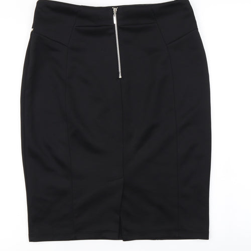 Dorothy Perkins Womens Black   Straight & Pencil Skirt Size 10