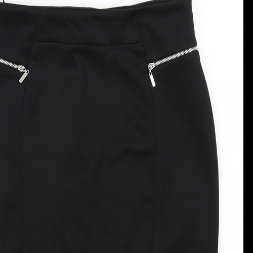 Dorothy Perkins Womens Black   Straight & Pencil Skirt Size 10