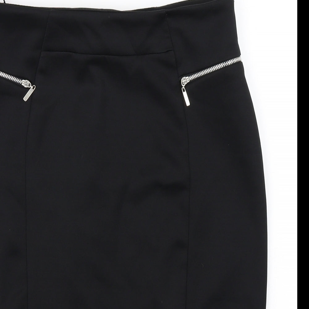 Dorothy Perkins Womens Black   Straight & Pencil Skirt Size 10