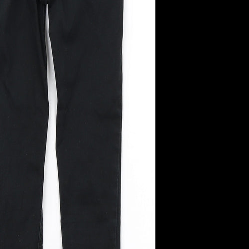 NEXT Girls Black  Denim Skinny Jeans Size 6 Years - High Waist