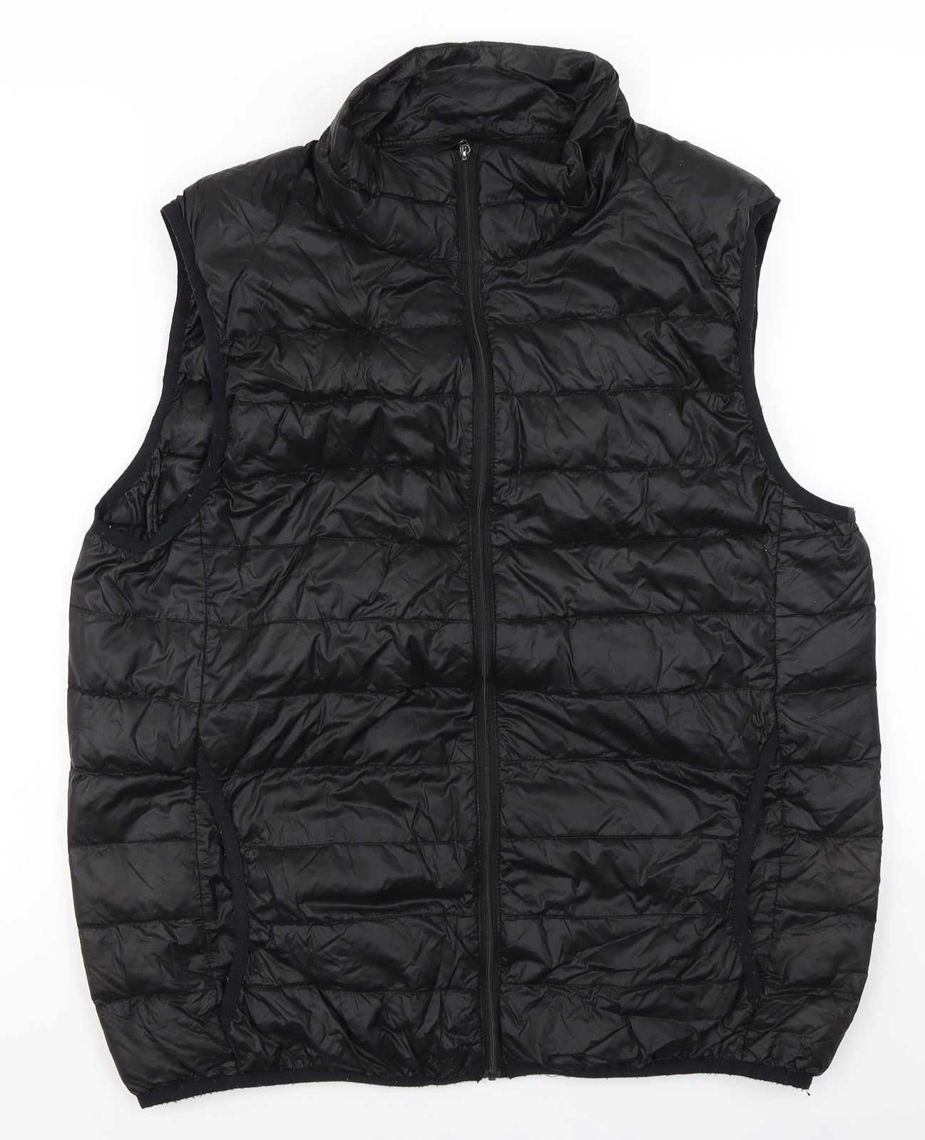 Harvey Jones Mens Black   Gilet Coat Size L