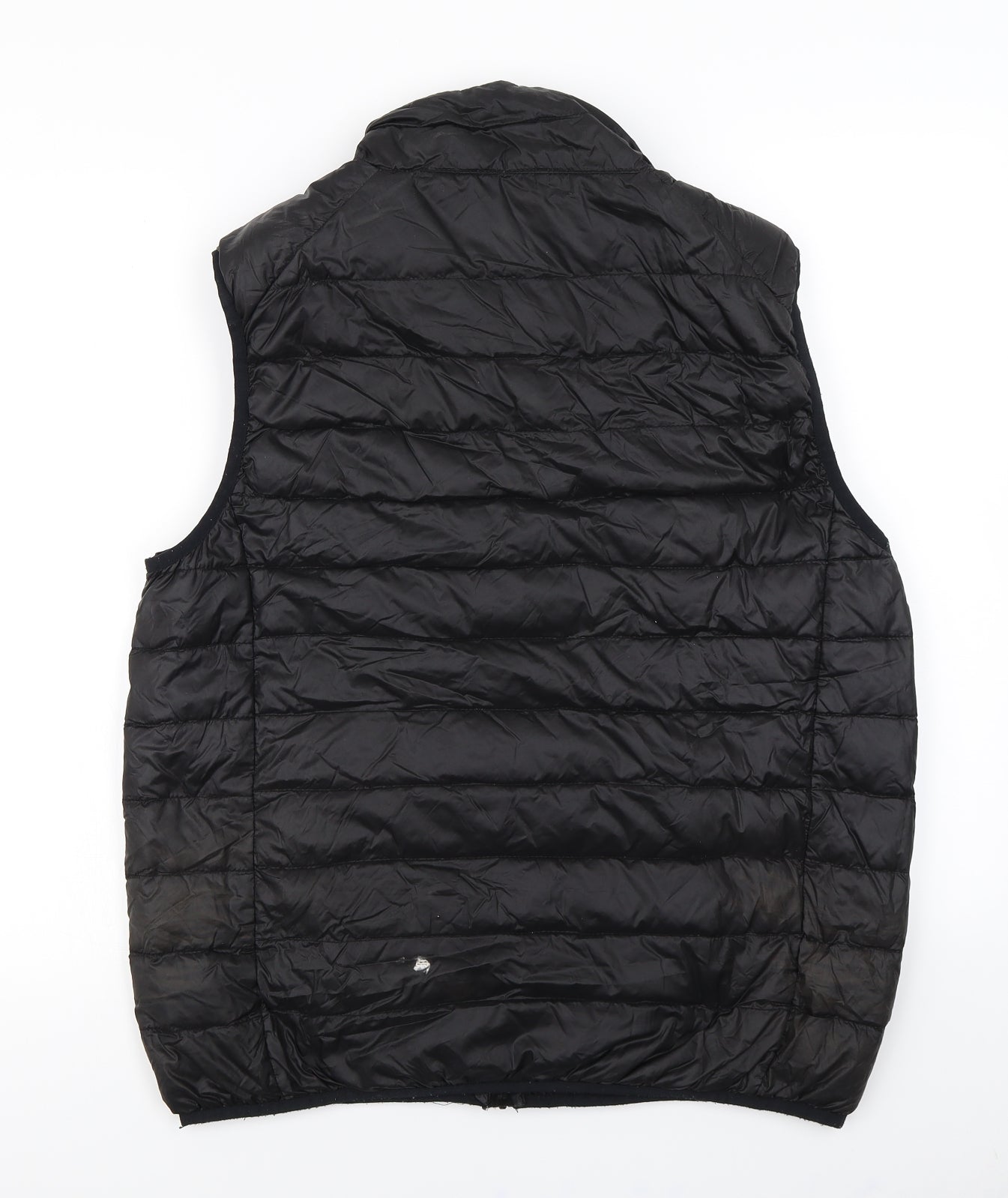 Harvey Jones Mens Black   Gilet Coat Size L