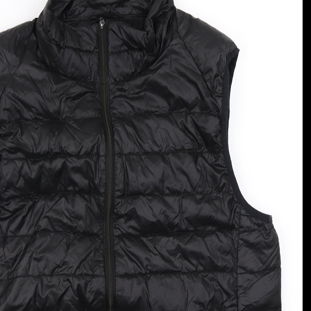 Harvey Jones Mens Black   Gilet Coat Size L