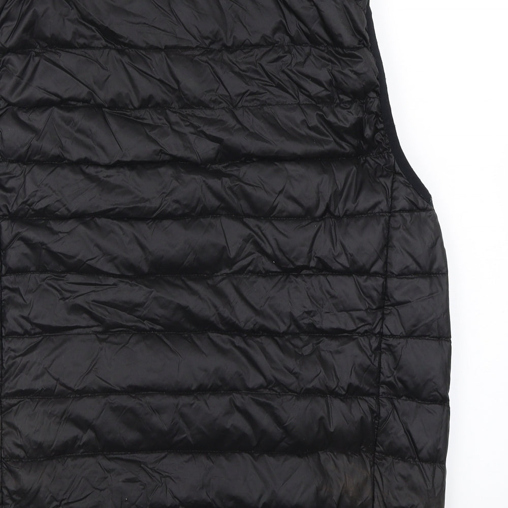 Harvey Jones Mens Black   Gilet Coat Size L