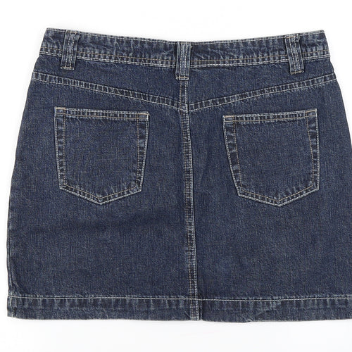Dorothy Perkins Womens Blue  Denim Mini Skirt Size 8