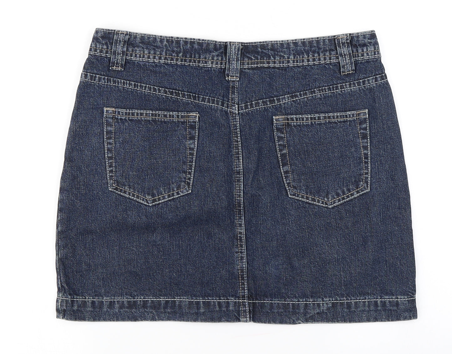 Dorothy Perkins Womens Blue  Denim Mini Skirt Size 8