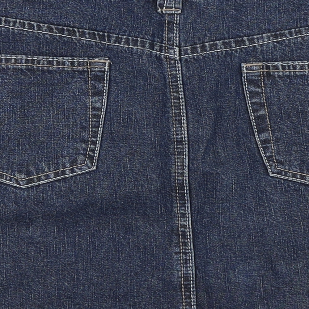 Dorothy Perkins Womens Blue  Denim Mini Skirt Size 8