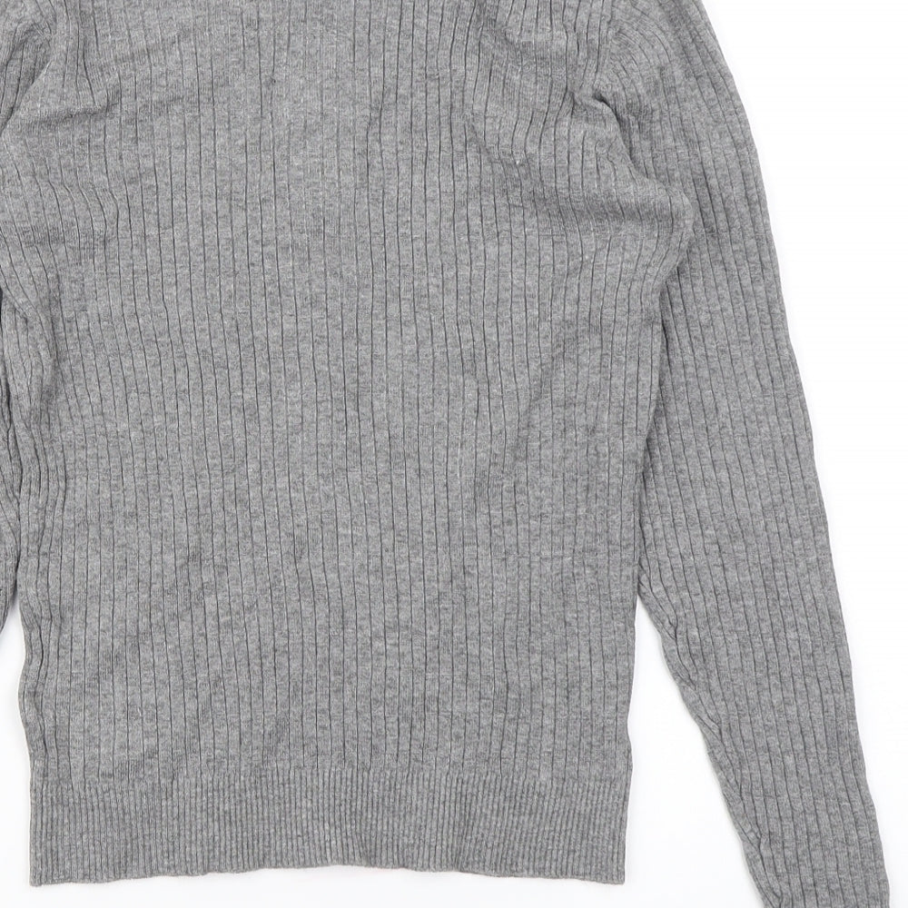 Divided Womens Grey  Knit Pullover Jumper Size XS