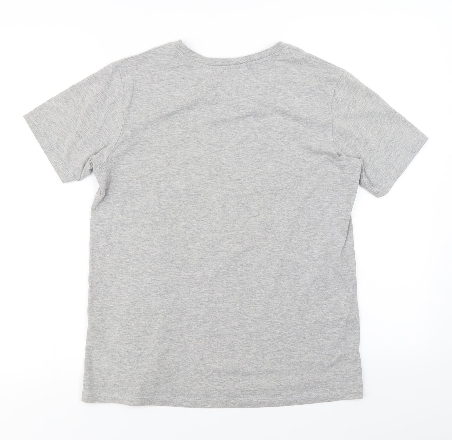 Stradivarius Womens Grey   Basic T-Shirt Size S