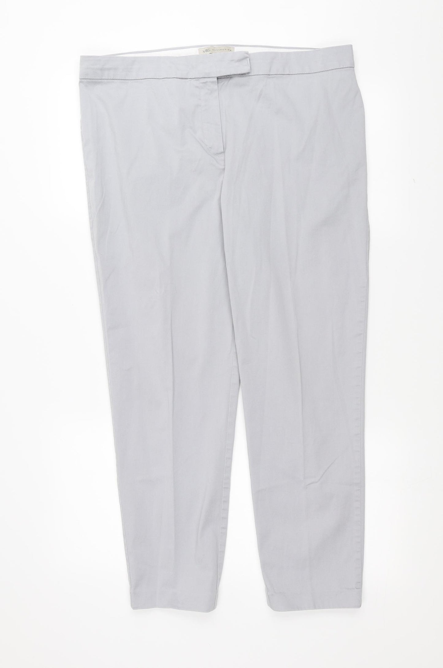 Marks and Spencer Womens Grey   Trousers  Size 36 in L26 in