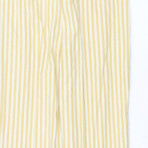 Warehouse Womens  Striped  Trousers  Size 6 L25 in - Tie waist