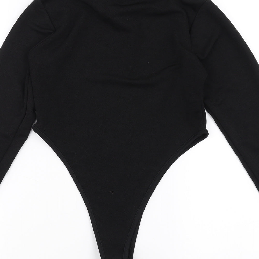 Preworn Womens Black   Bodysuit One-Piece Size 10