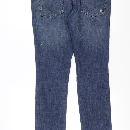 Gap Womens Black  Denim Straight Jeans Size 8 L30 in
