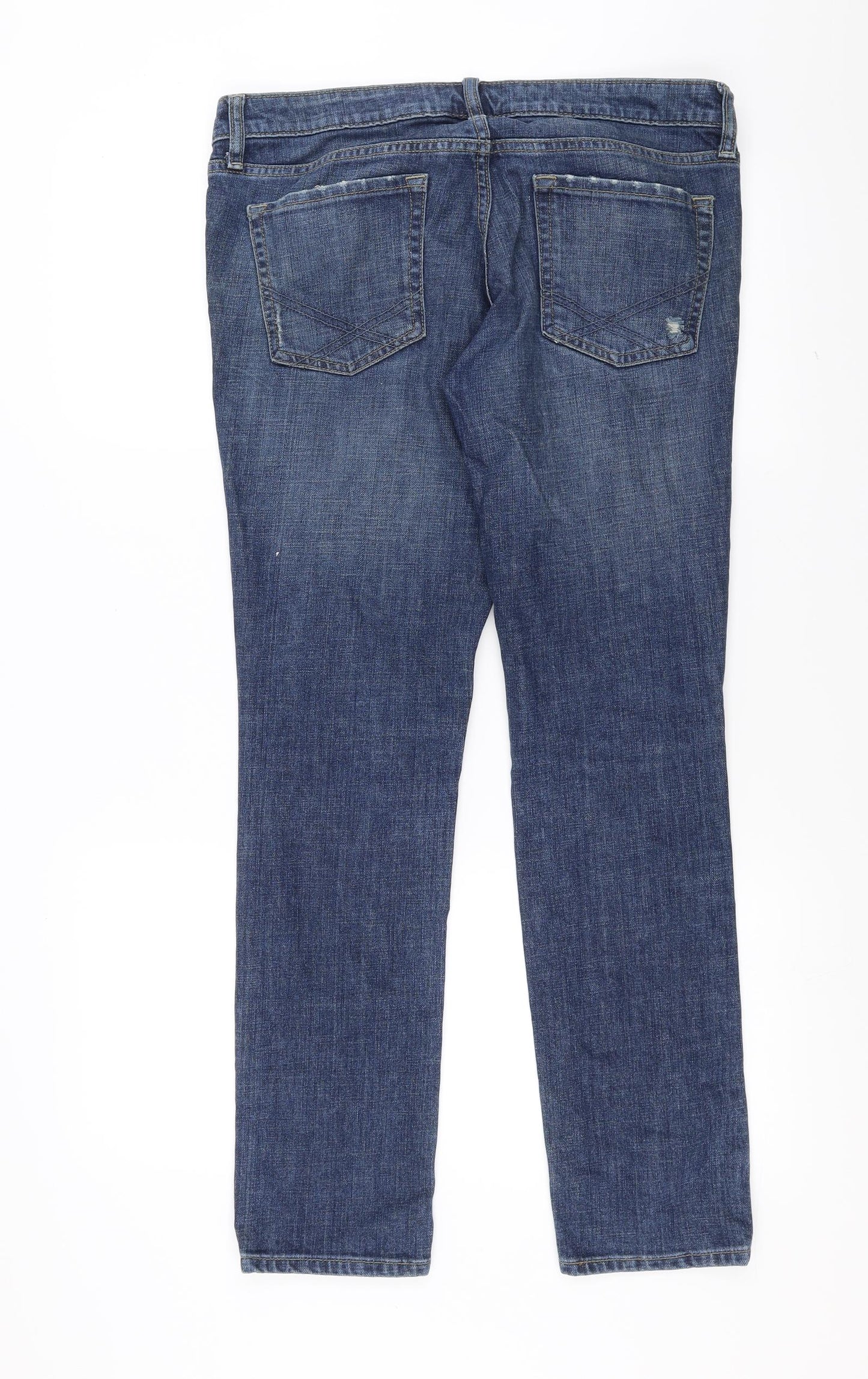 Gap Womens Black  Denim Straight Jeans Size 8 L30 in