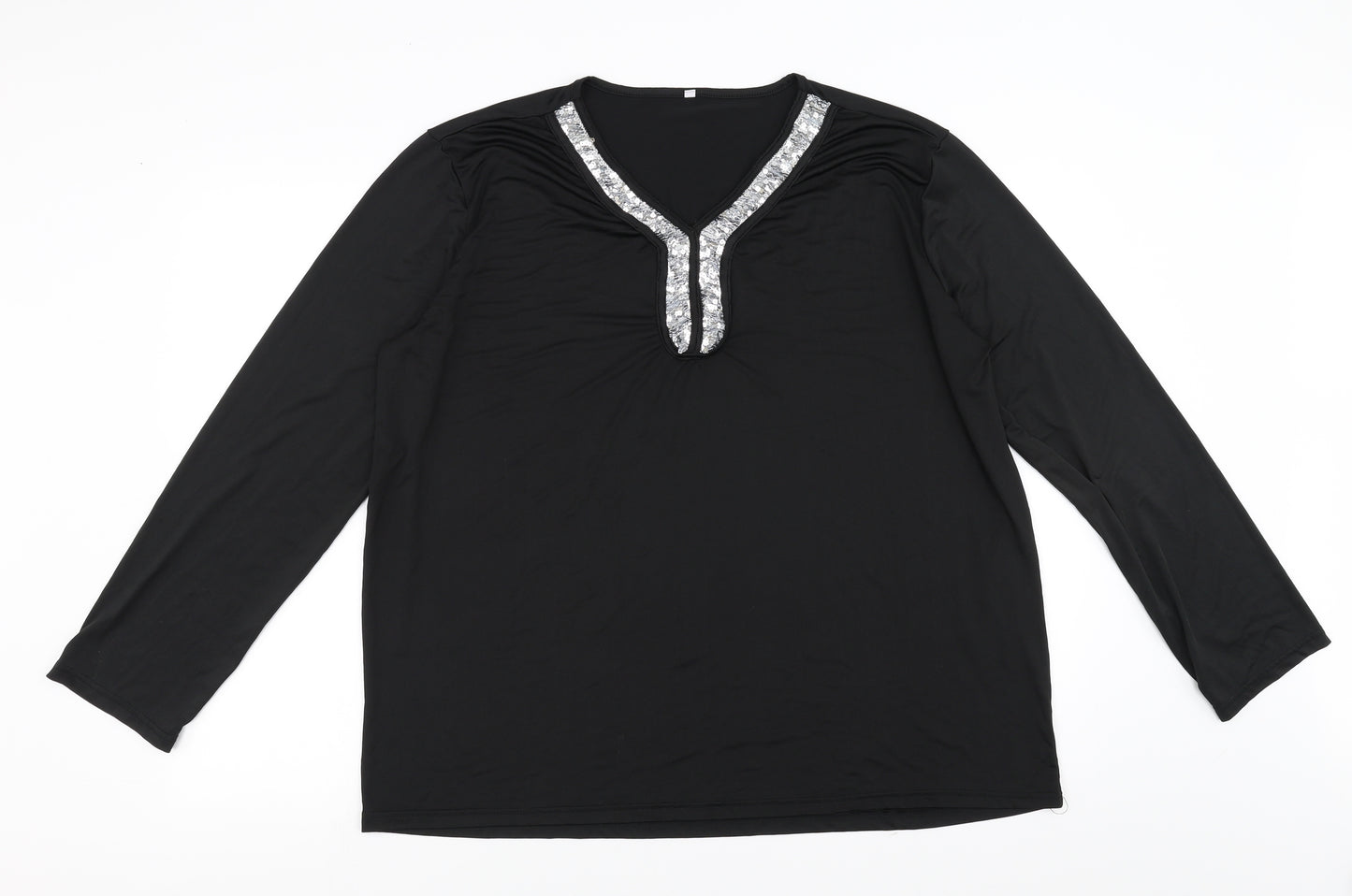 Preworn Womens Black   Basic Blouse Size 4XL  - 6xl