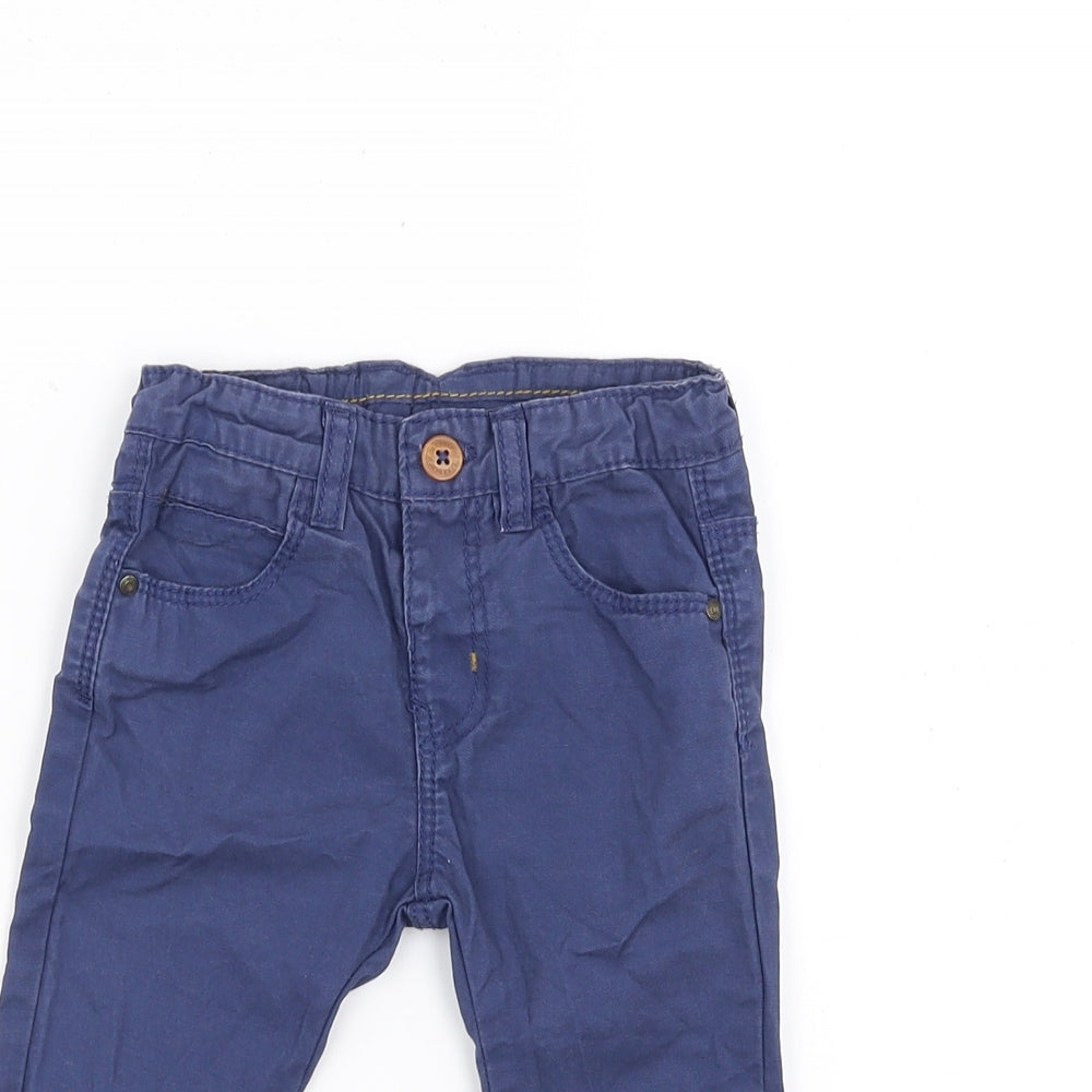 Zara Boys Blue    Trousers Size 6-9 Months