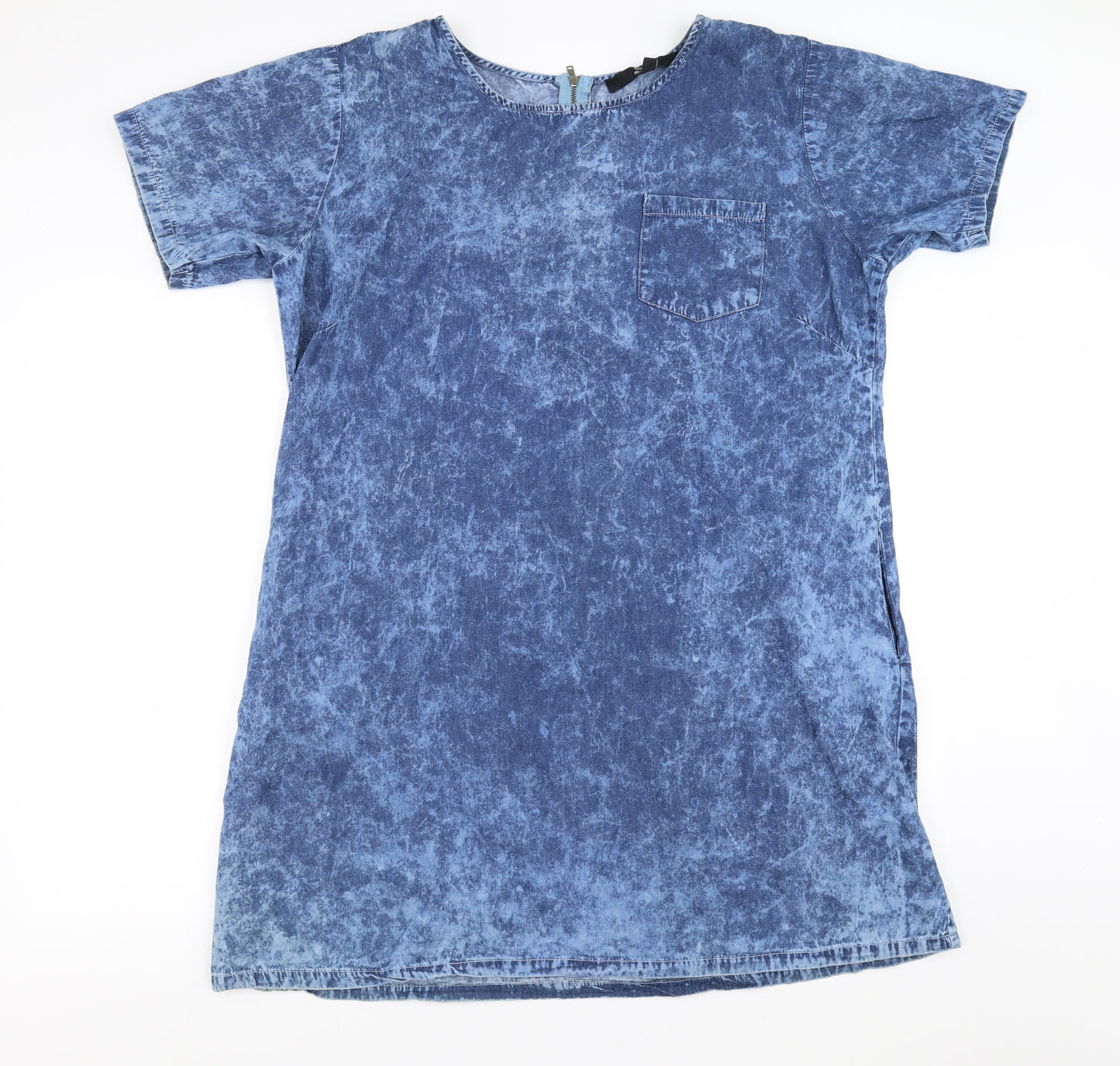 Select Womens Blue  Denim T-Shirt Dress  Size 18