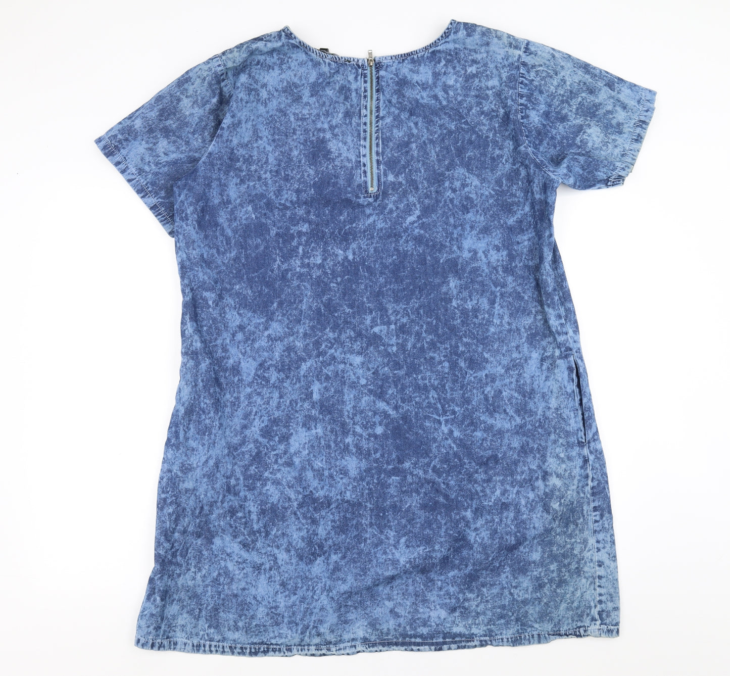 Select Womens Blue  Denim T-Shirt Dress  Size 18