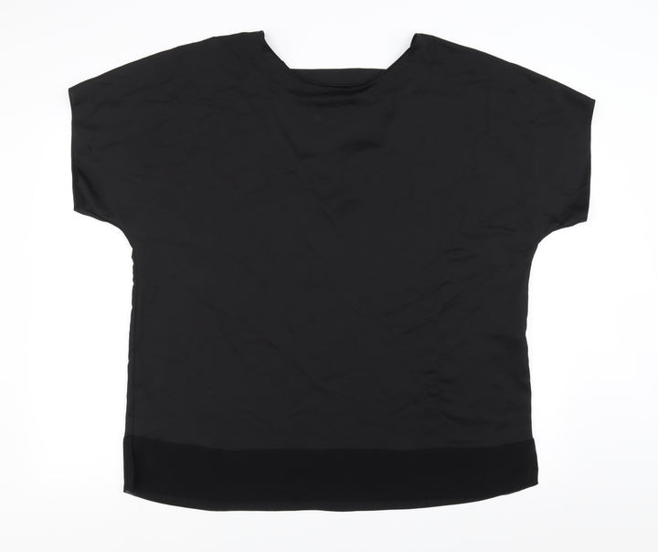 River Island Womens Black   Basic Blouse Size L