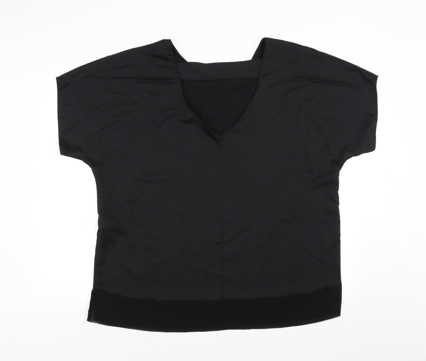 River Island Womens Black   Basic Blouse Size L