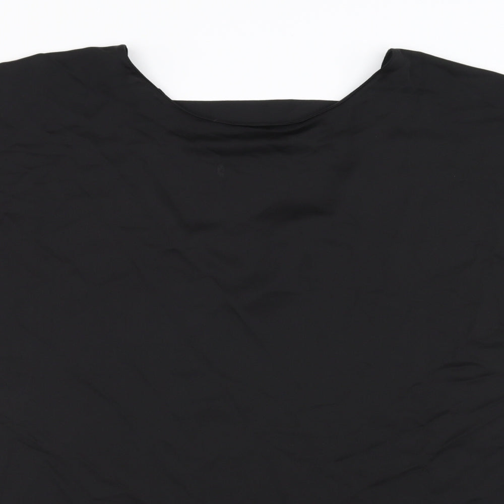 River Island Womens Black   Basic Blouse Size L