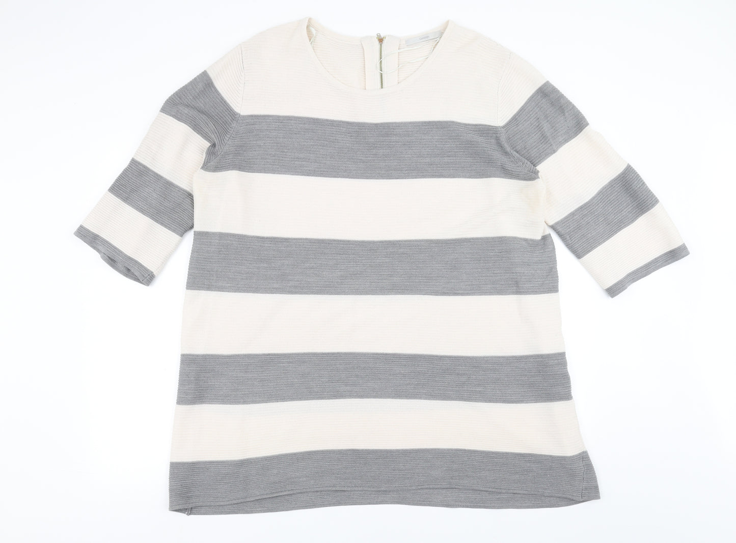 George Womens Grey Striped  Jumper Dress  Size 22