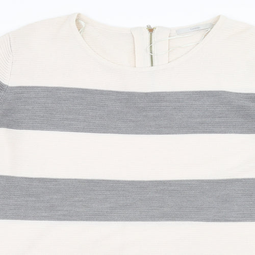 George Womens Grey Striped  Jumper Dress  Size 22