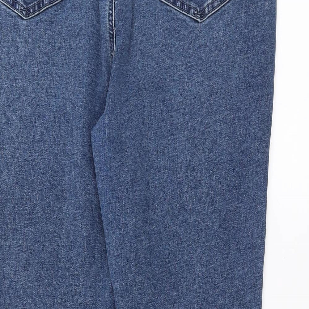 Sainsburys Womens Blue  Denim Straight Jeans Size 18 L27 in