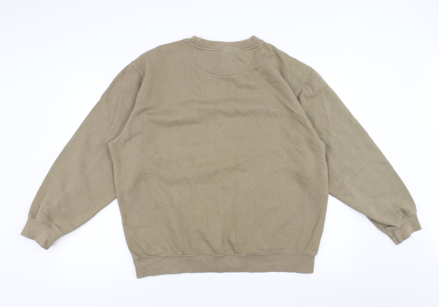 Cedar Wood State Mens Beige   Pullover Sweatshirt Size XL