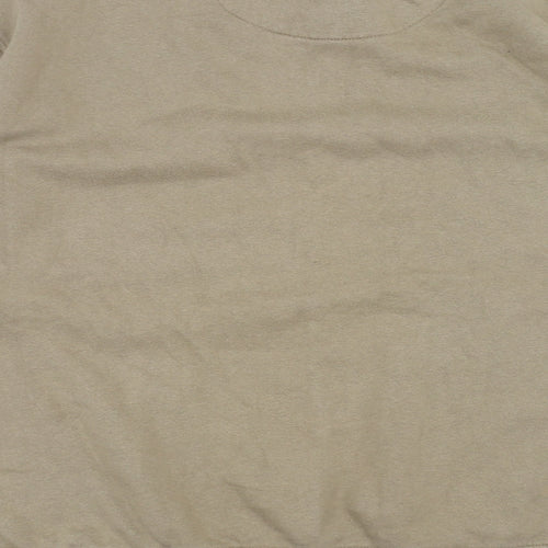 Cedar Wood State Mens Beige   Pullover Sweatshirt Size XL