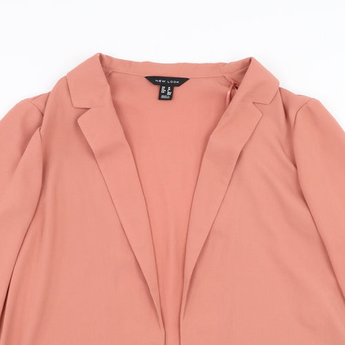 New Look Womens Pink   Jacket Blazer Size 10
